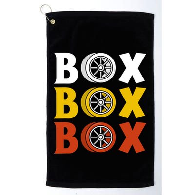 Box Box Box Formula Racing Radio Pit Box Box Box Golf Towel