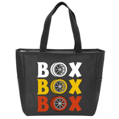 Box Box Box Formula Racing Radio Pit Box Box Box Zip Tote Bag