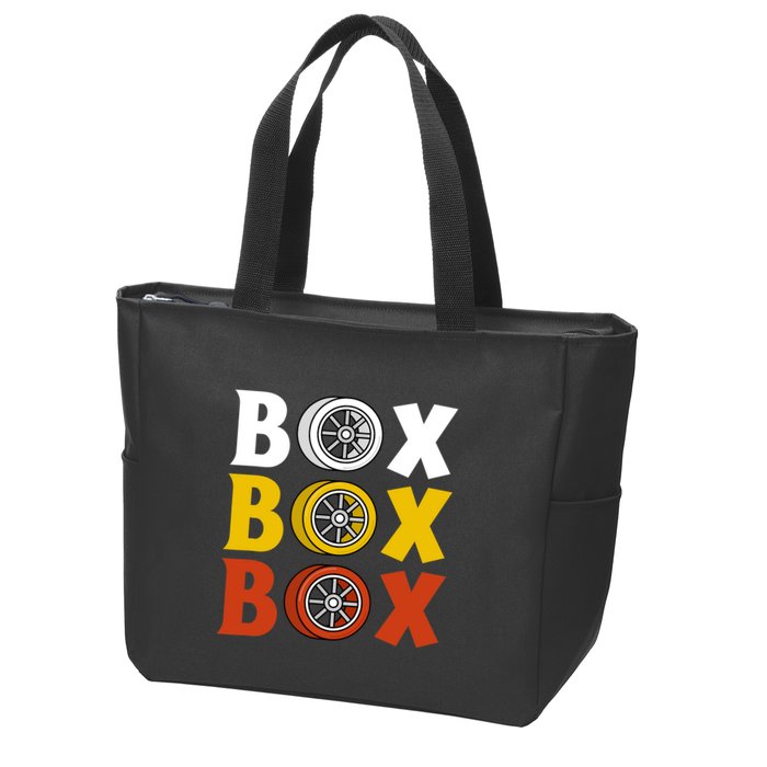Box Box Box Formula Racing Radio Pit Box Box Box Zip Tote Bag