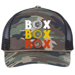 Box Box Box Formula Racing Radio Pit Box Box Box Retro Rope Trucker Hat Cap