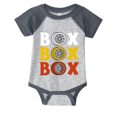 Box Box Box Formula Racing Radio Pit Box Box Box Infant Baby Jersey Bodysuit