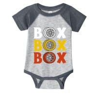 Box Box Box Formula Racing Radio Pit Box Box Box Infant Baby Jersey Bodysuit