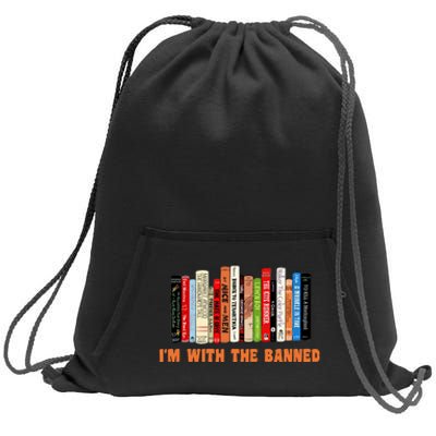 Banned Books Sweatshirt Cinch Pack Bag