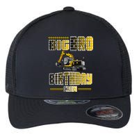 Big Bro Brother Birthday Crew Party Excavator Flexfit Unipanel Trucker Cap