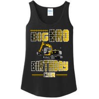 Big Bro Brother Birthday Crew Party Excavator Ladies Essential Tank