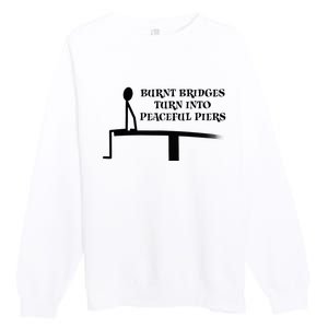 Burnt Bridges Premium Crewneck Sweatshirt