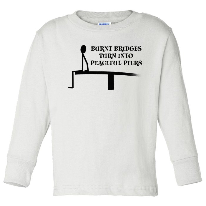 Burnt Bridges Toddler Long Sleeve Shirt