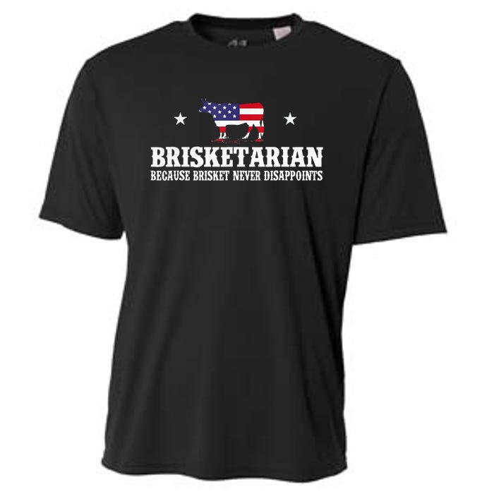 Brisketarian Because Brisket Never Disappoints Bbq Lover Cooling Performance Crew T-Shirt