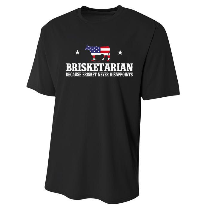 Brisketarian Because Brisket Never Disappoints Bbq Lover Performance Sprint T-Shirt