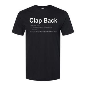 Bleach Blonde Bad Built Butch Body Clap Back Softstyle CVC T-Shirt