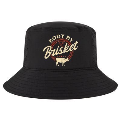 Body By Brisket Pitmaster BBQ Lover Smoker Grilling Cool Comfort Performance Bucket Hat