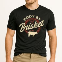 Body By Brisket Pitmaster BBQ Lover Smoker Grilling Cooling Performance Crew T-Shirt