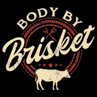 Body By Brisket Pitmaster BBQ Lover Smoker Grilling Cooling Performance Crew T-Shirt