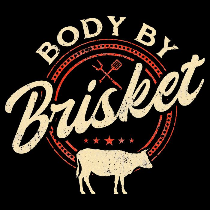 Body By Brisket Pitmaster BBQ Lover Smoker Grilling Cooling Performance Crew T-Shirt