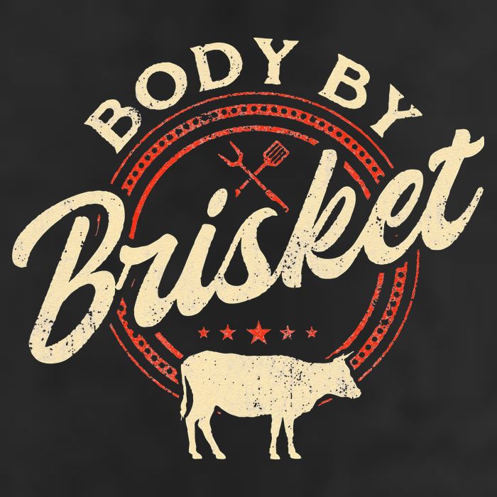 Body By Brisket Pitmaster BBQ Lover Smoker Grilling Adult Drive Performance Visor