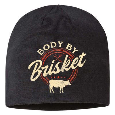 Body By Brisket Pitmaster BBQ Lover Smoker Grilling Sustainable Beanie