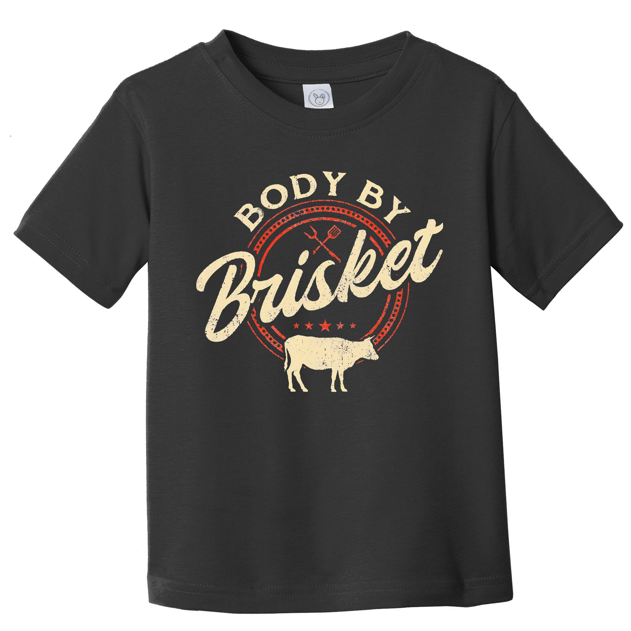 Body By Brisket Pitmaster BBQ Lover Smoker Grilling Toddler T-Shirt