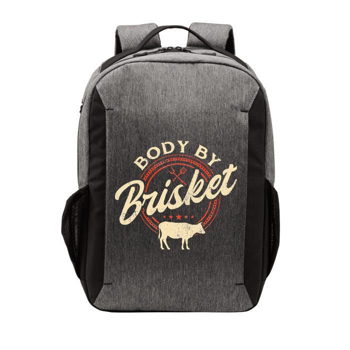 Body By Brisket Pitmaster BBQ Lover Smoker Grilling Vector Backpack