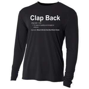 Bleach Blonde Bad Built Butch Body Clap Back Funny Political Cooling Performance Long Sleeve Crew