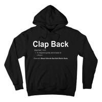 Bleach Blonde Bad Built Butch Body Clap Back Funny Political Tall Hoodie