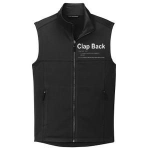 Bleach Blonde Bad Built Butch Body Clap Back Funny Political Collective Smooth Fleece Vest