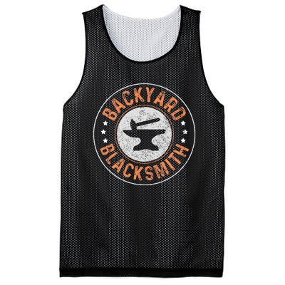 Blacksmith Backyard Blacksmith Forging Gift Mesh Reversible Basketball Jersey Tank