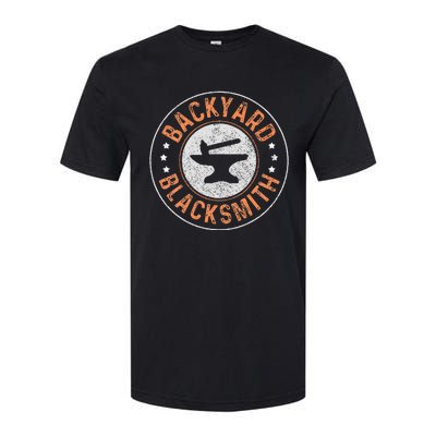 Blacksmith Backyard Blacksmith Forging Gift Softstyle CVC T-Shirt