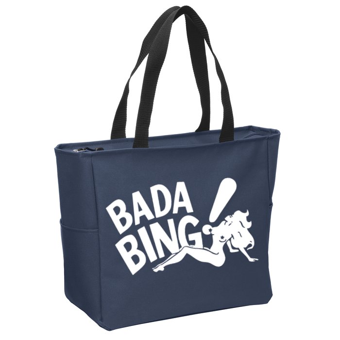 Bada Bing Zip Tote Bag