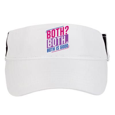 Both Both Bi Pride Bisexual Bisexuality Flag Adult Drive Performance Visor