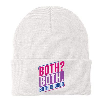 Both Both Bi Pride Bisexual Bisexuality Flag Knit Cap Winter Beanie