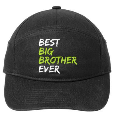 Best Big Brother Ever 7-Panel Snapback Hat