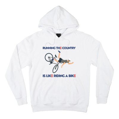 Biden Bike Bicycle Running The Country Is Like Riding A Bike Hoodie