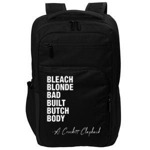 Bleach Blonde Bad Built Butch Body Impact Tech Backpack