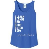 Bleach Blonde Bad Built Butch Body Ladies Essential Tank