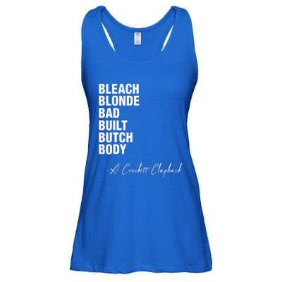 Bleach Blonde Bad Built Butch Body Ladies Essential Flowy Tank