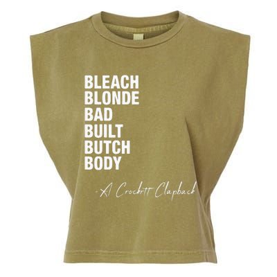 Bleach Blonde Bad Built Butch Body Garment-Dyed Women's Muscle Tee