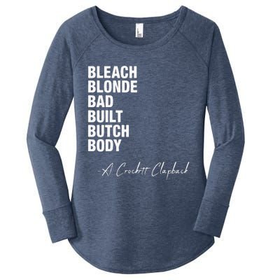 Bleach Blonde Bad Built Butch Body Women's Perfect Tri Tunic Long Sleeve Shirt