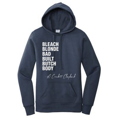 Bleach Blonde Bad Built Butch Body Women's Pullover Hoodie