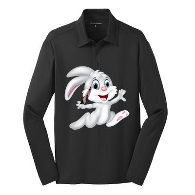 Bunny Blade Silk Touch Performance Long Sleeve Polo