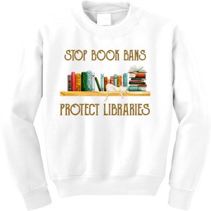 Ban Book Bans, Stop Challenged Books, Read Banned Books Tees Kids Sweatshirt