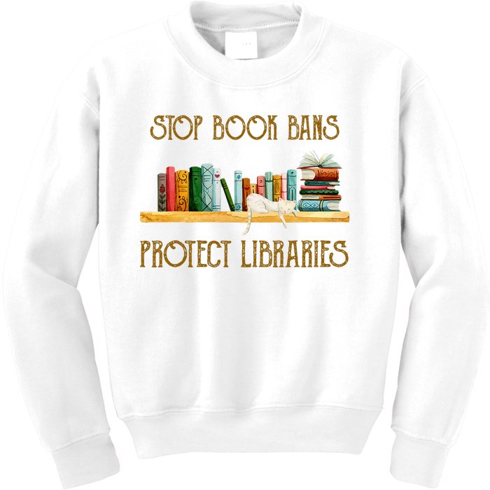 Ban Book Bans, Stop Challenged Books, Read Banned Books Tees Kids Sweatshirt