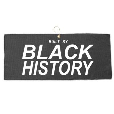 Built By Black History Celebrate Black History Month Large Microfiber Waffle Golf Towel