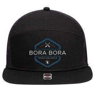 Bora Bora 7 Panel Mesh Trucker Snapback Hat