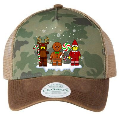 Block Brick Building Figure Christmas Master Builder Legacy Tie Dye Trucker Hat
