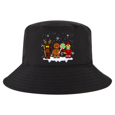 Block Brick Building Figure Christmas Master Builder Cool Comfort Performance Bucket Hat