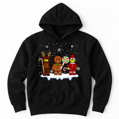Block Brick Building Figure Christmas Master Builder Hoodie