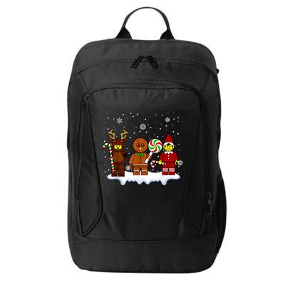 Block Brick Building Figure Christmas Master Builder City Backpack