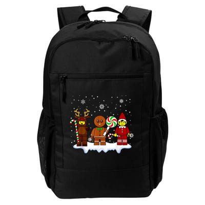 Block Brick Building Figure Christmas Master Builder Backpack