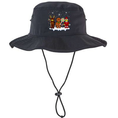 Block Brick Building Figure Christmas Master Builder Bucket Hat
