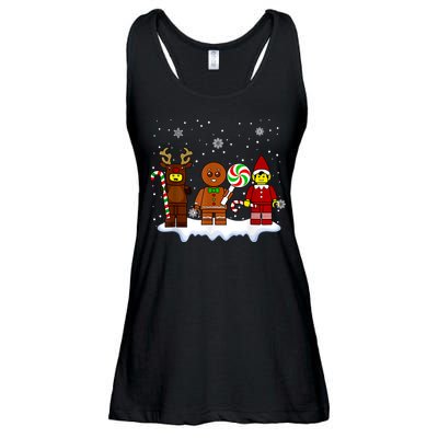 Block Brick Building Figure Christmas Master Builder Ladies Essential Flowy Tank